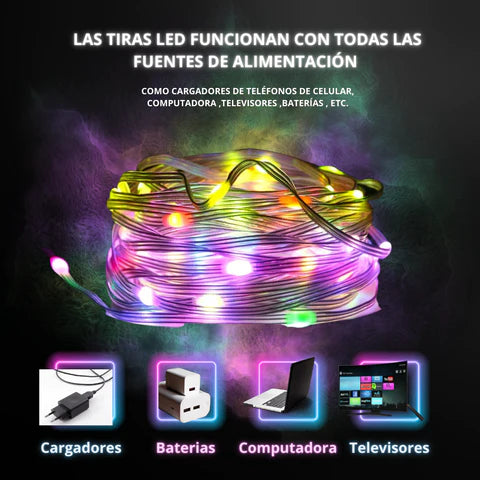 LUCES LED SMART NAVIDEÑA